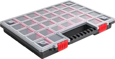Produktbild von Box na sortiment Plastový box na sortiment NORS16 Červený triediaci box