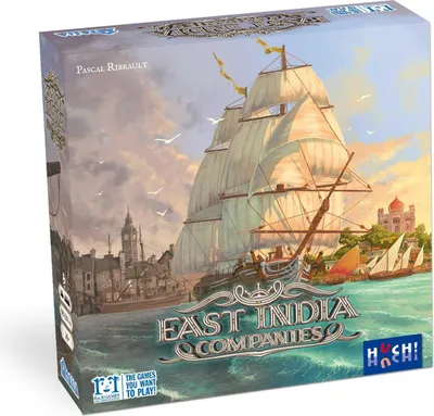 Produktbild von HUCH! East India Companies, Brettspiel, Wirtschaftliche Simulation, 12 Jahr(e), 60 min, Familienspiel