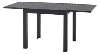Immagine prodotto di Tavolo da giardino, allungabile, 6 persone, alluminio, 80/160 x 80 x 75 cm, SOLOMA
