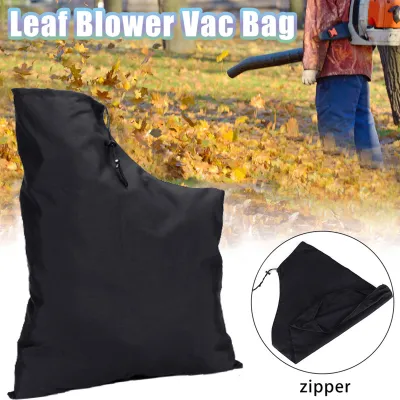 Obrázok produktu pre Vrecko na fúkanie listov so zipsom Šnúrka na zips Náhradné vrecko na fúkanie listov 16 x 24 palcov Vrecko na vysávač listov Vrecko na zber prachu