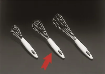 Zdjęcie produktu dla Trzepaczka ze stali nierdzewnej 25 cm