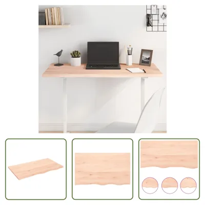 Obrázek produktu pro The Living Store Stolová deska 100x60x2 cm dubový masiv neošetřený
