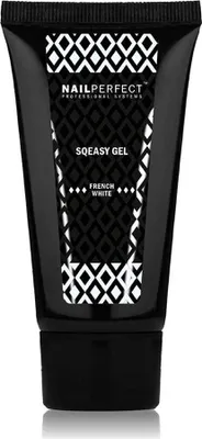 Image de NailPerfect Sqeasy Gel French White 60gr