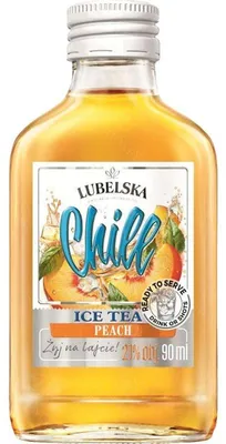 Produktbild von Likör Lubelska Chill Ice Tea Peach 90 ml