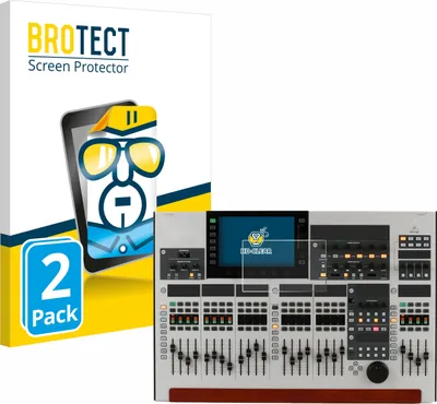 Produktbild von 2x Für Behringer Wing Schutzfolie BROTECT Displayschutz Display Schutz Folie Klar Transparent