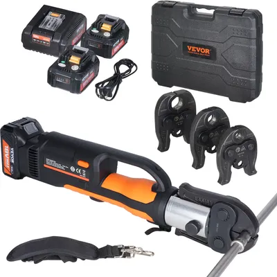 カメチャンページ VEVOR Zaciskarka Pro V15/V22/V28 | 2x20V | Zestaw