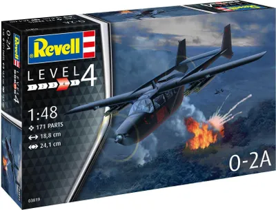 Produktbild von Revell 63819, Flugzeug, Montagesatz, 1:48, O-2A, Junge, Kunststoff