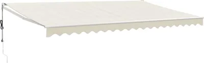Produktbild von vidaXL Elektrische Markise mit Kurbel Creme 5x3 m