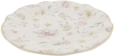 Image de Clayre & Eef TWFDP, petite assiette, diamètre 19 cm, porcelaine, motif floral multicolore
