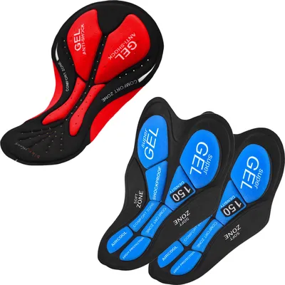 Produktbild von 3 Packungen Radhose Gel gepolsterte Kissenpolsterung fuer Maenner Frauen Fahrrad Unterwaesche Hosen
