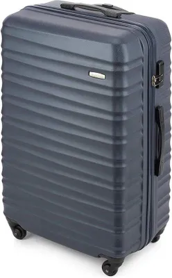 Produktbild von Unyqoos® Kinder-Trolley 96 L – 77×52×29 cm, 4 leise Rollen (lenkbar), 3-stelliges Zahlenschloss, Innenfächer, Packgurte, Teleskopgriff, 4,1 kg