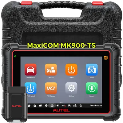 Produktbild von Autel MaxiCOM MK900-TS RDKS Scanner, Bidirektionales OBD2 Diagnosegerät, Upgrade von MX808S-TS/MS906TS