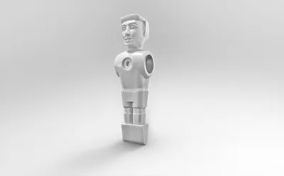 Produktbild von Ullrich-Sport Tischfussball Kicker Figur 'Classic ohne Gewicht - weiss'