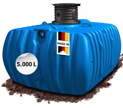 Productafbeelding van 4rain FLAT L vlaktank 5000 L incl. schachtverlenging, AI-gegenereerde afbeelding