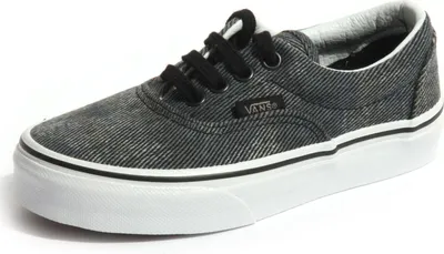 Produktbild von B0102 Turnschuhe uni VANS ERA grau Gewebe scarpe Schuh Junge Mädchen