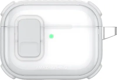 Immagine prodotto di Custodia Amazingthing Titan Pro Mag Case Clear per AirPods Pro 3 - Bianca