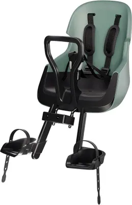 Zdjęcie produktu dla Bobike Exclusive Evolve Mini Przedni Fotelik Dziecięcy Do Roweru Zielony Max 15 kg Chłopiec Zielony Max 15 kg
