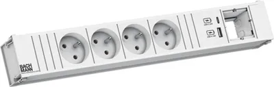 Productafbeelding van Bachmann Coni 4Xute, 1Xusb A/C, 22W, 1Xcm, 0,2M, Gst18, Ral9010