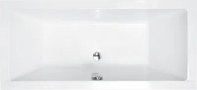 Zdjęcie produktu dla Wanna Akrylowa Zestaw 4w1 Prostokątna 180x80 Biała + Obudowa Akrylowa, Nowoczesny Chrom Premium Syfon i Nogi (stelaż) w komplecie | BADLAND QUADRO