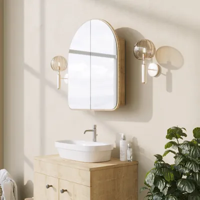Produktbild von Skye Decor, Hope Cabinet - Beige, Badezimmerschränke, Badezimmerschränke, Beige, Hartfaserplatte, 50 x 45 x 12 cm