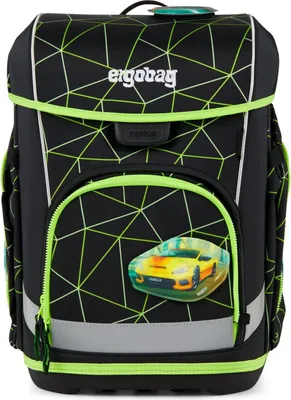 Produktbild von ergobag Schulranzen-Set cubo light CyBär Race