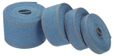Productafbeelding van Denimband Set voor Creatief Handwerken, 4 Rollen