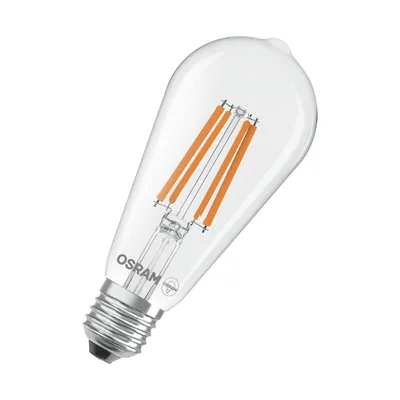 Zdjęcie produktu dla Żarówka LED ST64 E27 5W = 75W 1055lm 4000K Neutralna 330° Filament CLASSIC ENERGY EFFICIENCY Osram