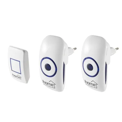 Obrázok produktu pre Zvonček bezdrôtový 230V 150m HOME DBS1501AC 2xRING