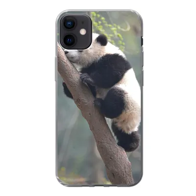 Produktbild von MuchoWow® Handyhülle Schutzhülle Hülle für iPhone 12 mini Panda - Tier - Baum Silikon Softcase Handy Hülle - Bild