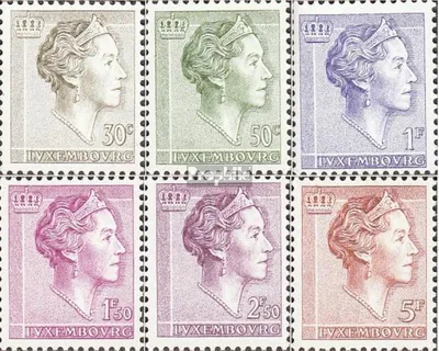 Produktbild von Briefmarken Luxemburg 1960 Mi 623-628 (kompl.Ausg.) postfrisch Charlotte