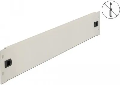 Produktbild von DELOCK 19" Netzwerkschrank Blindabdeckung werkzeugfrei 2 HE