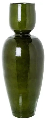 Produktbild von Bodenvase aus Keramik in Glänzendem Grün, 80 x 35 x 35 cm