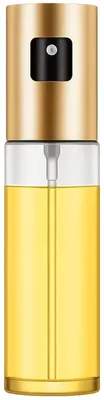 Zdjęcie produktu dla 3 x spryskiwacz do oleju oliwy octu 100 ml zestaw 3 szt dozownik rozpylacz spray złoty