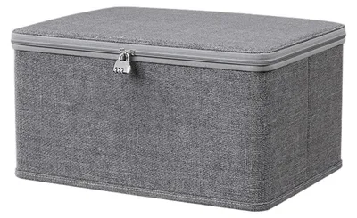 Image de Boîte de rangement verrouillable pour vêtements et jouets