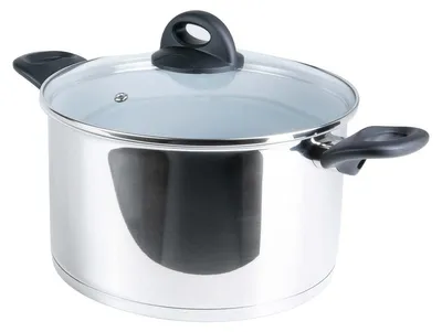 Zdjęcie produktu dla Genius A24680, Okrągły, Stal nierdzewna, Stal nierdzewna, Ceramika, Czarny, Szkło
