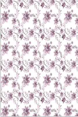 Produktbild von MuchoWow® Poster Blumen - Muster - Rosa 120x180 cm - Kunstposter