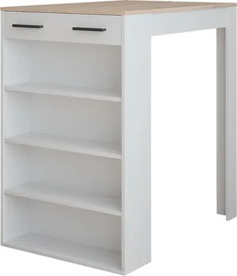 Immagine prodotto di Tavolo da bar Vicco Repose Bianco/Sonoma 67 x 100 cm, Model 55346