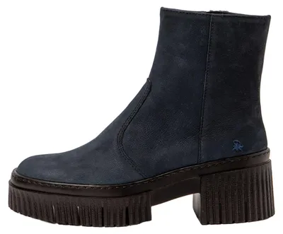 Image de Art Bottines à talons pour Femme 1374 NOBUCK NAVY/YORK Couleur Bleu