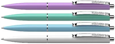 Image de Stylo à bille Schneider K15, couleurs pastel assorties, blister de 4 pièces