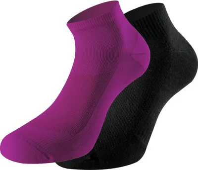 Produktbild von Lenz Unisex Sportsocken Running 3.0 2 Paar , Violett Schwarz, 39 - 41