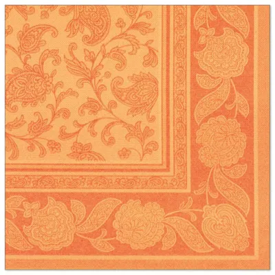 Produktbild von PAPSTAR Servietten 1/4-Falz, 40x40 cm orange, "ROYAL Collection" | Folie (20 Stück)