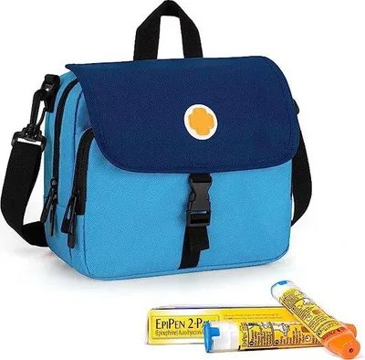 Productafbeelding van Famanu tas voor EpiPen en medicijnen - Blauw