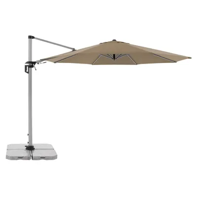 Produktbild von doppler "Doppler Sonnenschirm Ampelschirm Active Pendel 370cm rund greige 846"