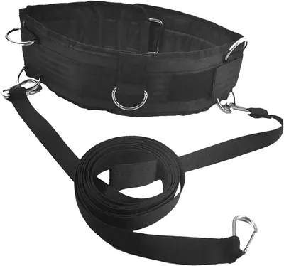 Produktbild von Widerstandsgürtel für das Lauftraining mit Fitness-Flaschenzug und Ringen