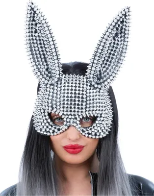 Produktbild von Fever - "Bad Bunny" Kostüm-Augenmaske - Herren/Damen Uni SM870 (Einheitsgröße) (Silber)