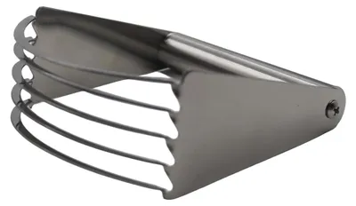 Rührbesen aus Edelstahl, 11,7 x 10,3 x 4,5 cm, silber