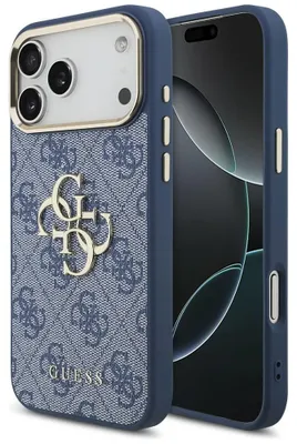 Obrázok produktu pre Puzdro Guess 4G Big Logo Classic Logo pre iPhone 18 Pro Max / 17 Pro Max, modrej farby