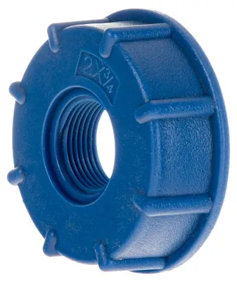 Produktbild von Garronda IBC Adapter S60x6 mit Innengewinde 3/4 Zoll IBC Anschluss Kappe für Wassertank und Regentonne Kunststoff Adapter für IBC Container Mauser GD-0210
