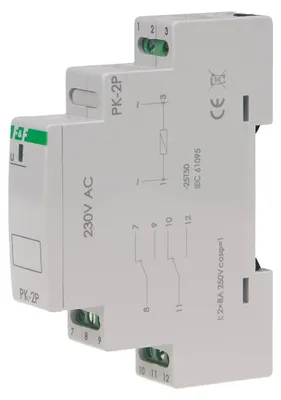 Zdjęcie produktu dla Przekaźnik elektromagnetyczny modułowy PK-2P-230V