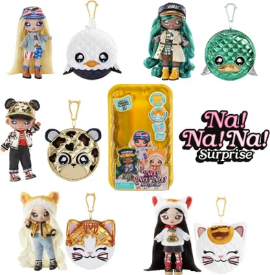 Produktbild von NA NA NA 2 in 1 Surprise Sammelfiguren Glam Series 2 - Plüsch Figur